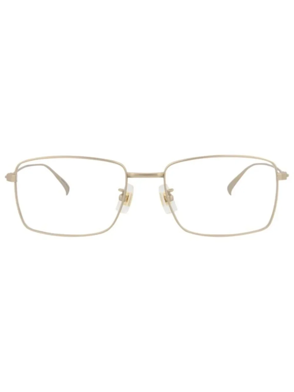 New Dunhill Women's Eyeglasses Square Rectangle Titanium Frame Mens Gold Gold